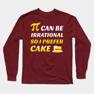 Pi vs Cake Long Sleeve T-Shirt